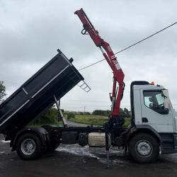 DAF LF 18 TON INSULATED TIPPER GRAB TIPPER GRAB DOUBLE DROP SIDE