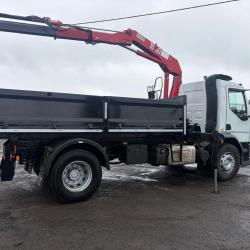 DAF LF 18 TON INSULATED TIPPER GRAB TIPPER GRAB DOUBLE DROP SIDE