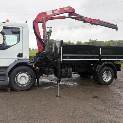 DAF LF 18 TON INSULATED TIPPER GRAB TIPPER GRAB DOUBLE DROP SIDE